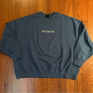 Jordan Air Crewneck Men's Sweater in Deep Blue